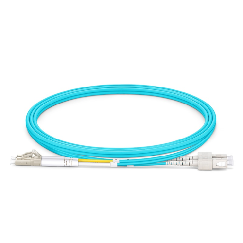 Optický patchcord LC/UPC-SC/UPC - 50/125 Duplex OM3